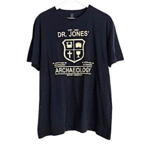 Men's Redbubble Dr. Jones black t-shirt